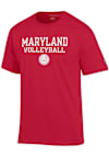 Main image for Maryland Terrapins Red Champion Volleyball Short Sleeve T Shirt