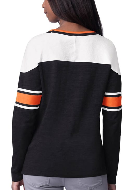 Starter Cincinnati Bengals Womens Black Play Maker LS Tee