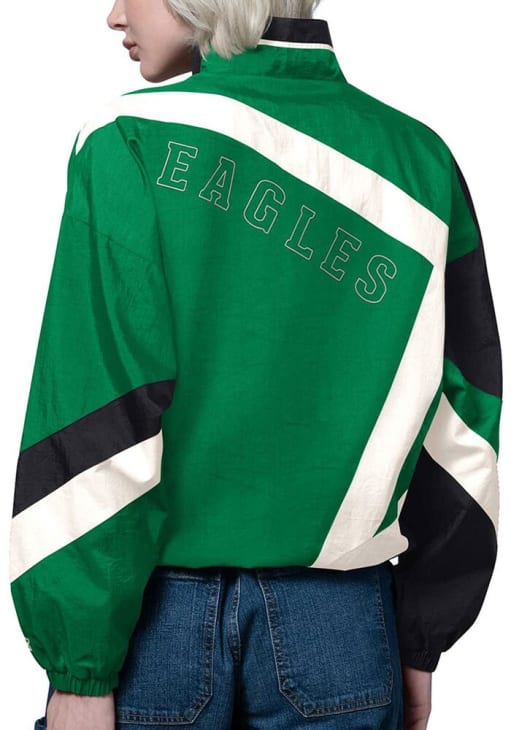 Starter Philadelphia Eagles Womens Kelly Green 1st Light Weight Jacket