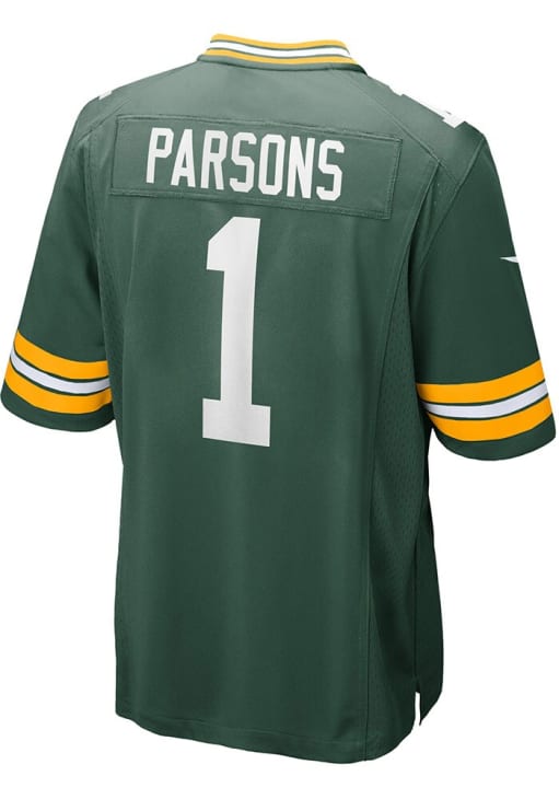 Micah Parsons  Nike Green Bay Packers Green Home Football Jersey