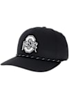 Main image for Back Nine Stretch Fit Primary Mark Ohio State Buckeyes Flex Hat - Black