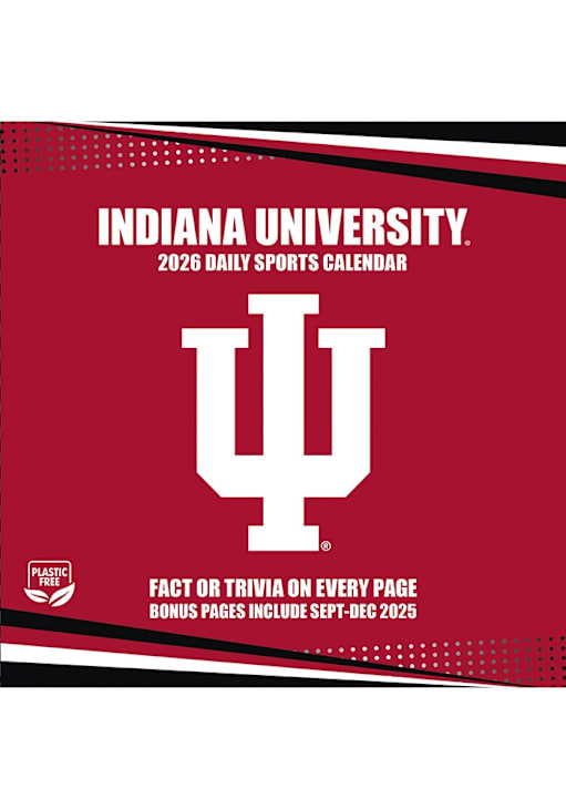 Indiana Hoosiers 2026 Boxed Daily Calendar