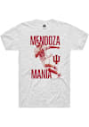 Main image for Mens Indiana Hoosiers Ash Rally Mendoza Mania Player T Shirt
