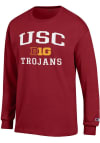 Main image for Mens USC Trojans Red Champion Big Ten Jersey Tee