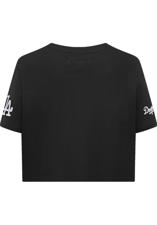 Pro Standard Los Angeles Dodgers Womens Black Script Tail Short Sleeve T-Shirt