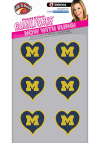 Main image for Yellow Michigan Wolverines 6pk Fandazzler Tattoo