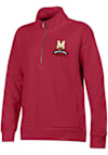 Main image for Womens Red Maryland Terrapins Everlee Qtr Zip