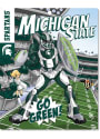 Michigan State Spartans Football Comic Book Sign