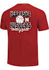 Main image for Nebraska Cornhuskers Red  Volleyball Stack Short Sleeve T-Shirt