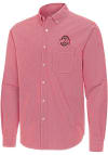 Main image for Mens Ohio State Buckeyes Red Antigua Porter Long Sleeve Dress Shirt