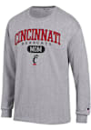 Main image for Mens Cincinnati Bearcats Grey Champion Pill Box Mom Jersey Tee