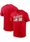 Main image for Ohio State Buckeyes Red Nike 2025 CFP Playoff Mode Short Sleeve T Shirt
