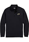 Main image for Mens Purdue Boilermakers Black Vineyard Vines Clubhouse Qtr Zip Pullover