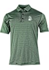 Main image for Mens Michigan State Spartans Green Columbia Vault Heat Seal Double Hit Short Sleeve Polo Shirt