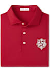 Main image for Mens Indiana Hoosiers Crimson Peter Millar 2025 College Football National Champions Short Sleeve F..