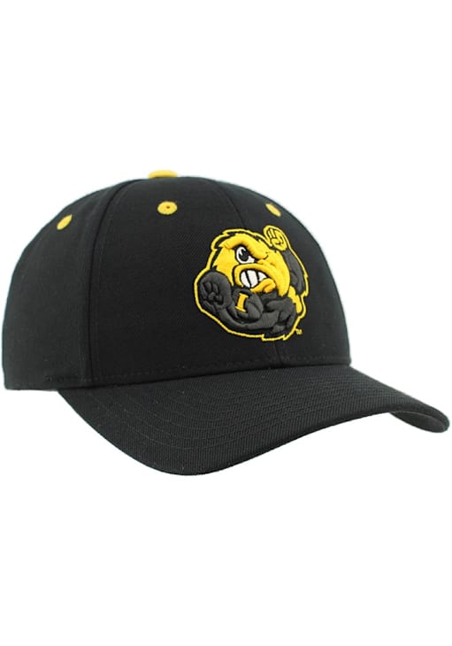 Iowa Hawkeyes Structured Competitor Adjustable Hat - Black