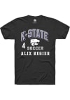 Main image for Alix Regier Rally Mens Black K-State Wildcats NIL Arch Logo Player T Shirt