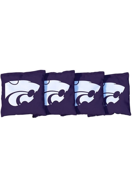 Black K-State Wildcats All Weather Corn Hole Bags