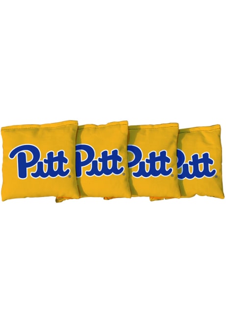 Gold Pitt Panthers All-Weather Cornhole Bags Corn Hole Bags