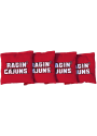 UL Lafayette Ragin' Cajuns Corn Filled Cornhole Bags Tailgate Game