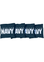 Navy Corn Filled Cornhole Bags Tailgate Game