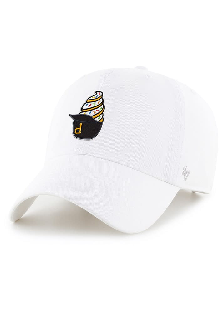 47 Pittsburgh Pirates White Ice Cream Helmet Clean Up Adjustable