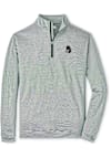 Main image for Mens Green Michigan State Spartans Perth Sugar Stripe Sparty Qtr Zip Pullover