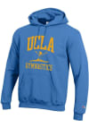 Main image for Mens UCLA Bruins Light Blue Champion Gymnastics Powerblend Hooded Sweatshirt