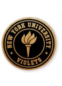 NYU Violets Alder Wood Coaster