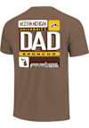 Main image for Western Michigan Broncos Brown  Tiles Dad Short Sleeve T Shirt