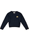 Main image for Womens Drexel Dragons Navy Blue Uscape Renew Cable Knit Long Sleeve Sweater