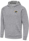 Main image for Mens Kent State Golden Flashes Grey Antigua Victory Hooded Sweatshirt