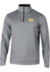 Main image for Mens Pitt Panthers Grey Columbia Heat Seal Printed Wickham Hills Qtr Zip Pullover