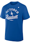 Main image for Los Angeles Dodgers Blue 2025 Postseason Participant Locker Room Short Sleeve T Shirt