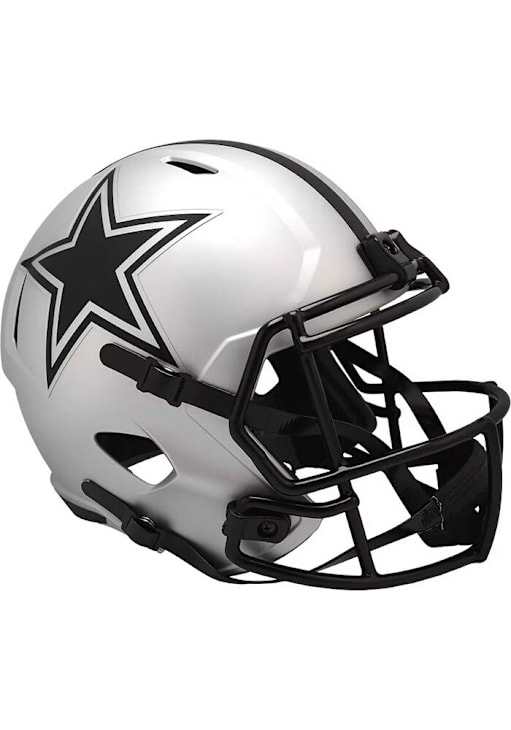 Dallas Cowboys GREY Rave Speed Mini Helmet 85600006