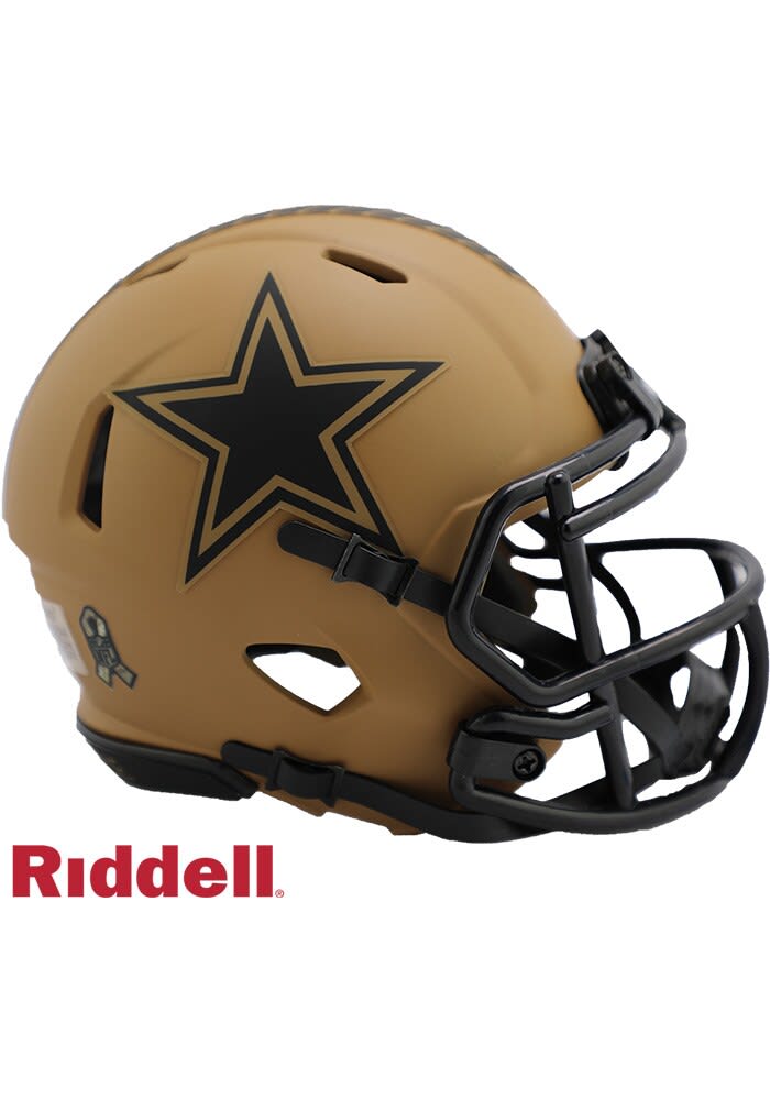 Dallas Cowboys Salute to Service Mini Helmet Brown