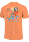 Main image for Florida Gators Girls Orange Coquette Campus Short Sleeve Tee