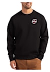 Main image for Mens Massachusetts Minutemen Black Cutter and Buck Roam Crew Sweatshirt