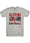 Main image for Ben Blevins Rally Mens Ash Cincinnati Bearcats Football NIL Striped Player T Shirt