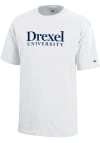 Main image for Youth Drexel Dragons White Champion Team Logo Short Sleeve T-Shirt