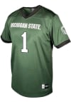 Main image for Omari Kelly Genuine Collective Mens Green Michigan State Spartans NIL Football Jersey