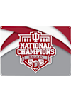 Main image for Crimson Indiana Hoosiers 2025 CFP National Champions 15.5x11.5 Sign