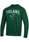 Main image for Under Armour Tulane Green Wave Mens Green Rival Long Sleeve Crew Sweatshirt