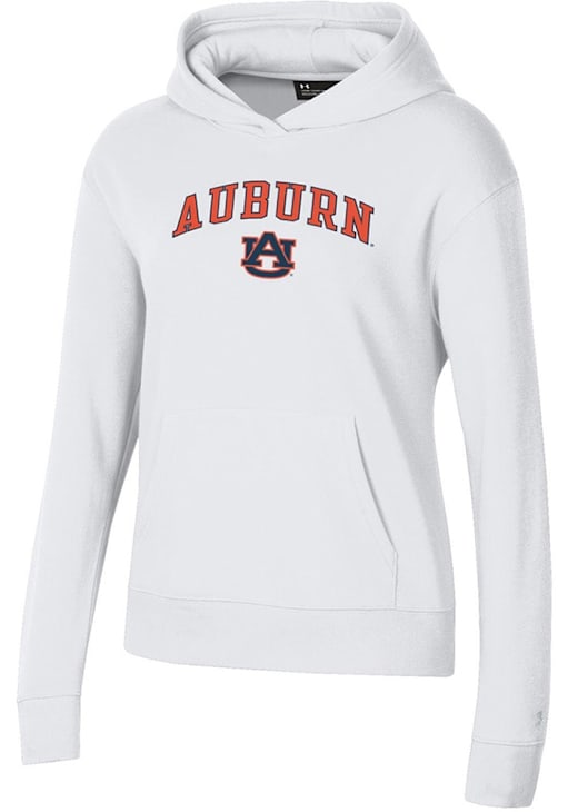 Under Armour Auburn Tigers Womens Rival Hoodie Â White