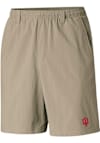 Main image for Mens Indiana Hoosiers Brown Columbia Heat Seal Backcast Shorts
