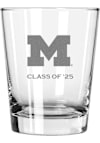 Main image for White Michigan Wolverines Class of 2025 15oz Rock Glass