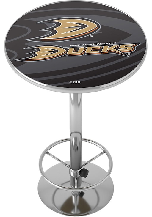 Anaheim Ducks Acrylic Top YELLOW Pub Table - Main Image