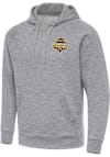 Main image for Mens Western Michigan Broncos Grey Antigua 2025 Hockey National Champions Victory Hooded Sweatshir..