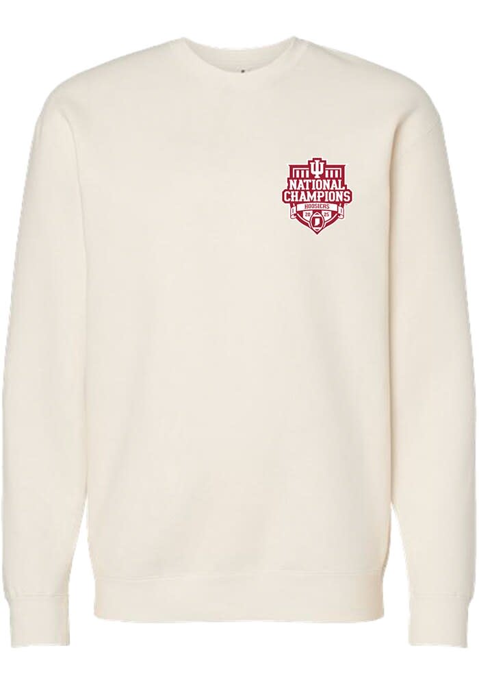 Something Inked Indiana Hoosiers Mens IVORY 2025 College Football