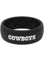Dallas Cowboys Groove Life Black Silicone Ring - Black